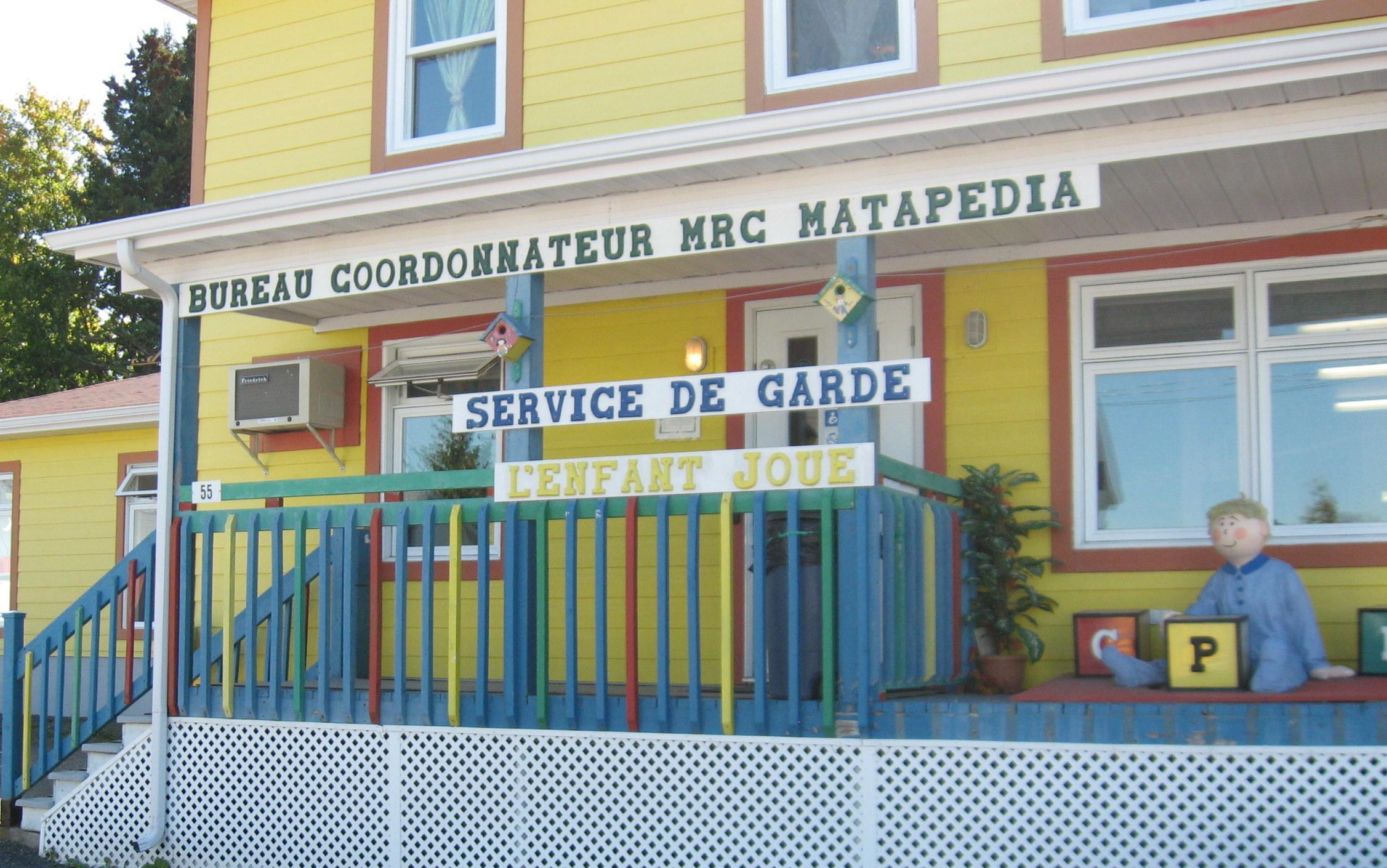 Services de Garde l'Enfant Joue - Installation Saint-Moïse, licensed daycare in Saint-Moïse, QC