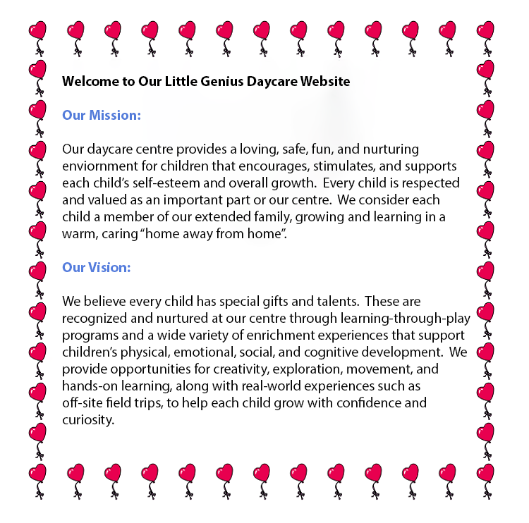 Little Genius Daycare Ltd., Edmonton