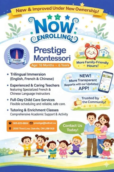 Prestige Montessori, Oakville