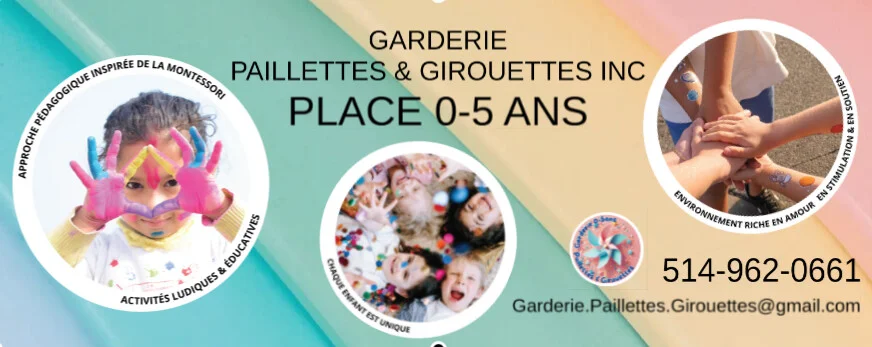Garderie Paillettes & Girouettes Inc. - Licensed Daycare in Repentigny, QC